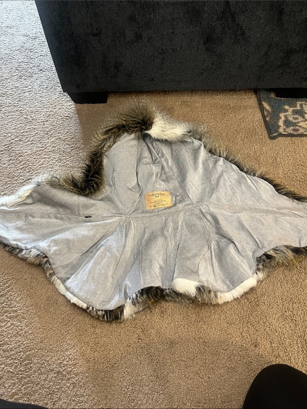 SpiritHoods Limited Edition Snowy Owl Shawl Cape Hood - Picture 4 of 9